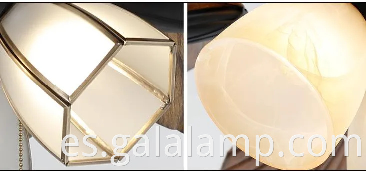 Candelera de admiradores estadounidenses de inspiración vintage para espacios de vida elegantes